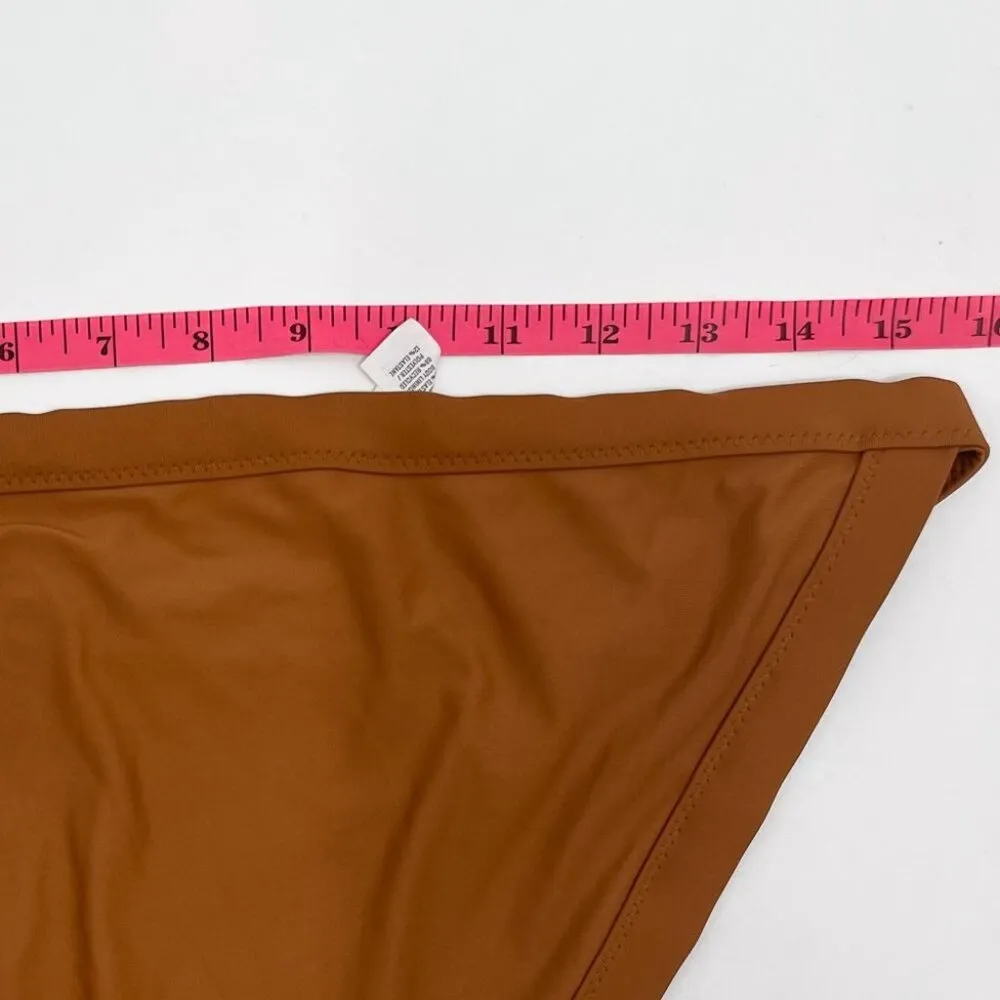 2/$30 Aerie Tan Brown Cheeky Bikini Bottom Bathing Suit Swim Neutral Clay Medium - Image 5