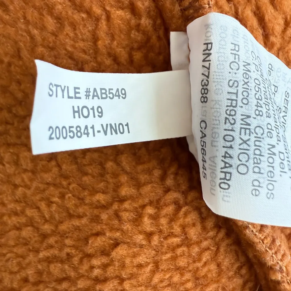 J. Crew Snap Collar Sherpa Sweatshirt Polartec Fleece Pullover Women's 2X Adobe - Image 15