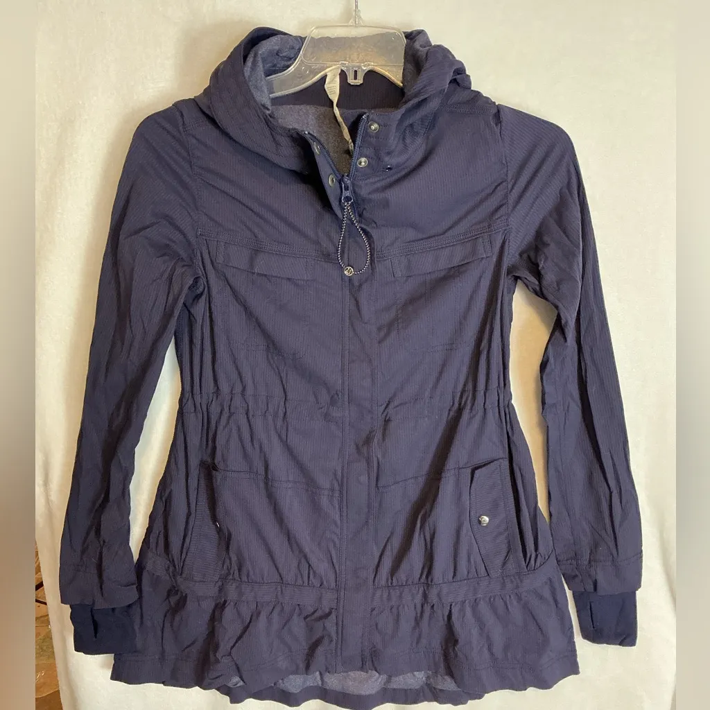 Lululemon Athletica Dark Blue Utility Jacket A0416 - Image 2