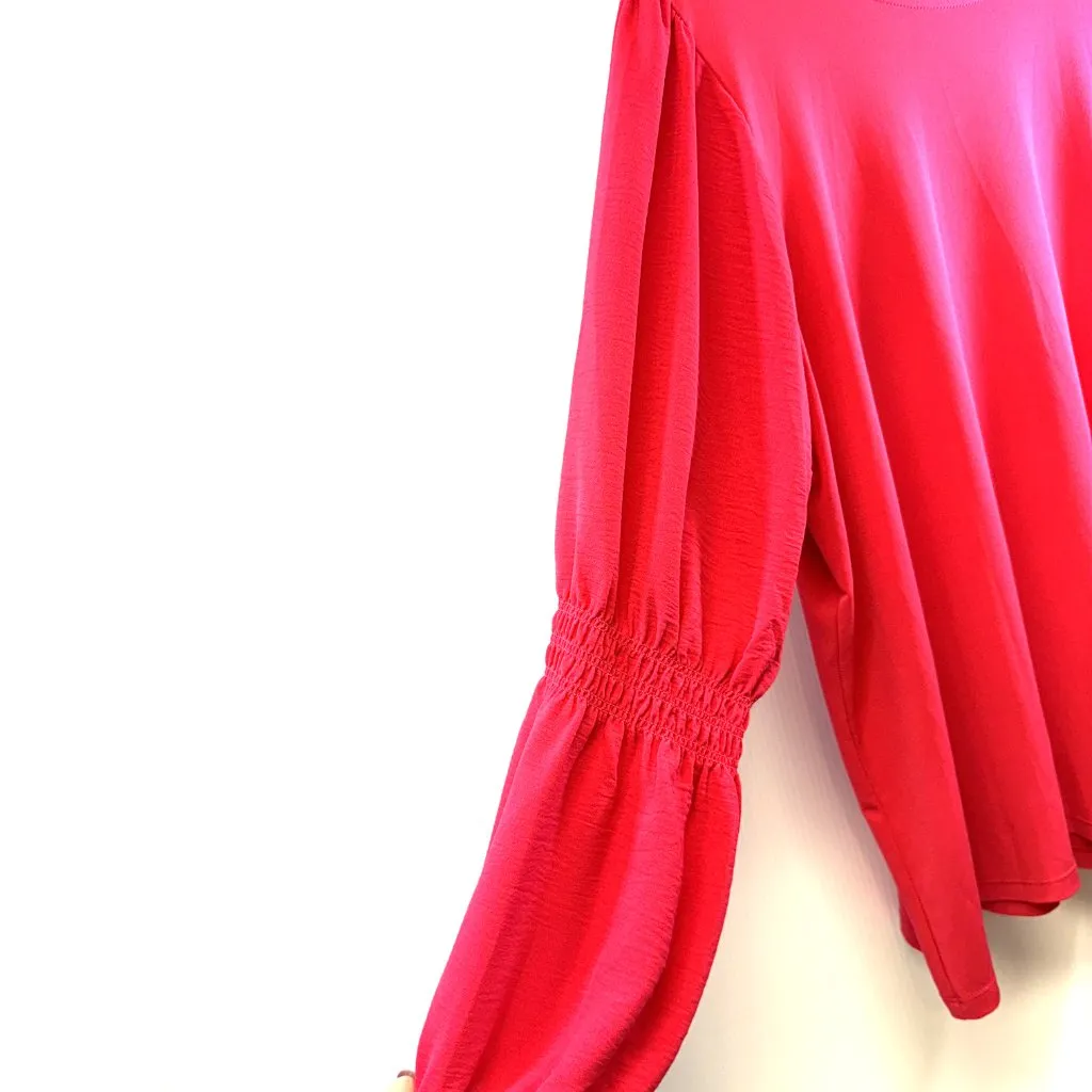 Calvin Klein Women's Puff Sleeve Blouse Plus Size 1X - Image 3