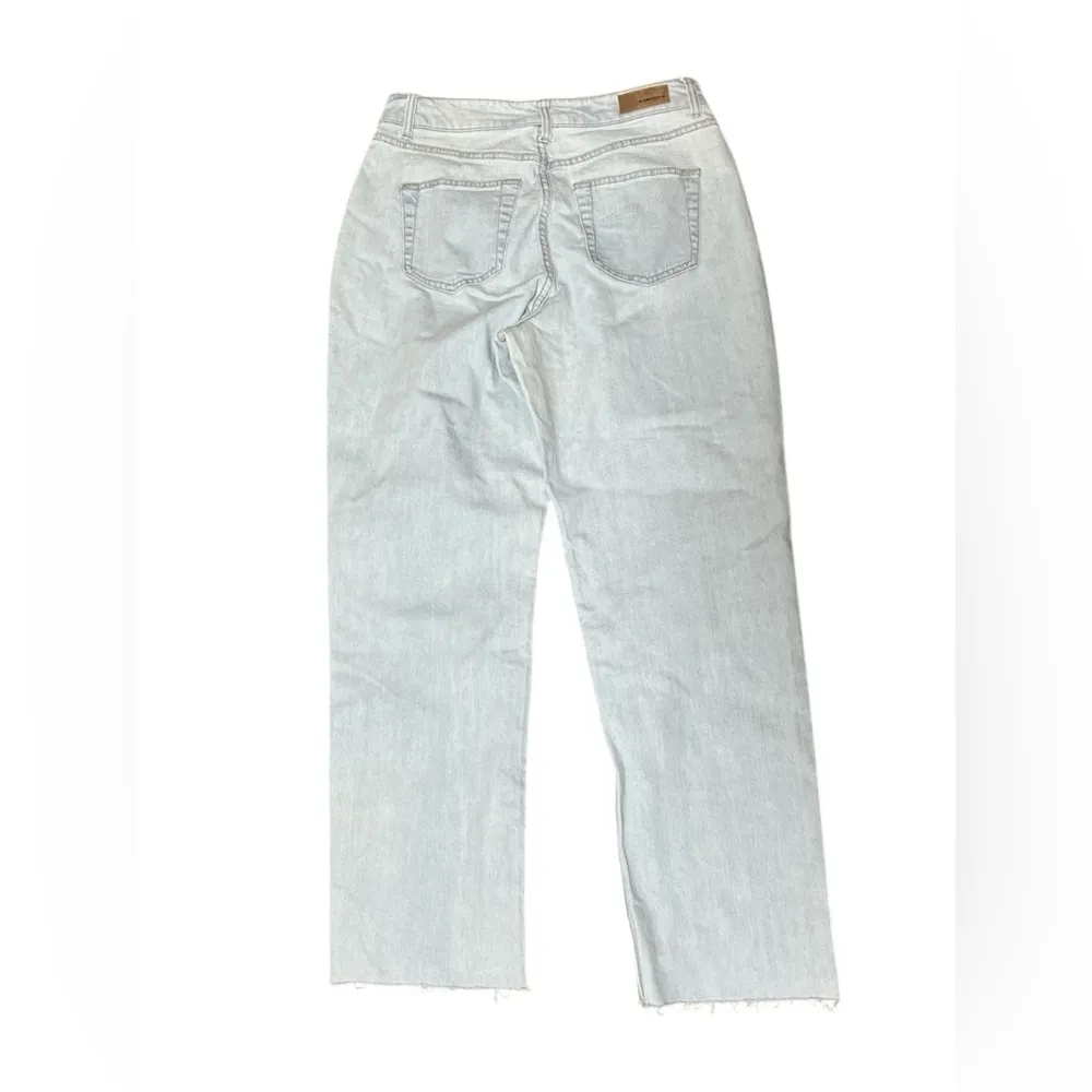 The Normal Brand High Rise Ankle Skimmer Light Wash Jean EUC Sz 28 Button Fly Blue - Image 12