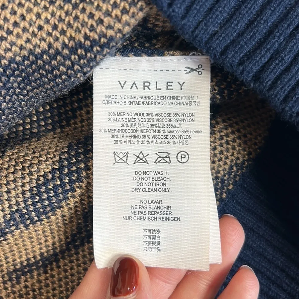 Varley • “Calvert” striped merino wool blend sweater VAR00463 - Image 12