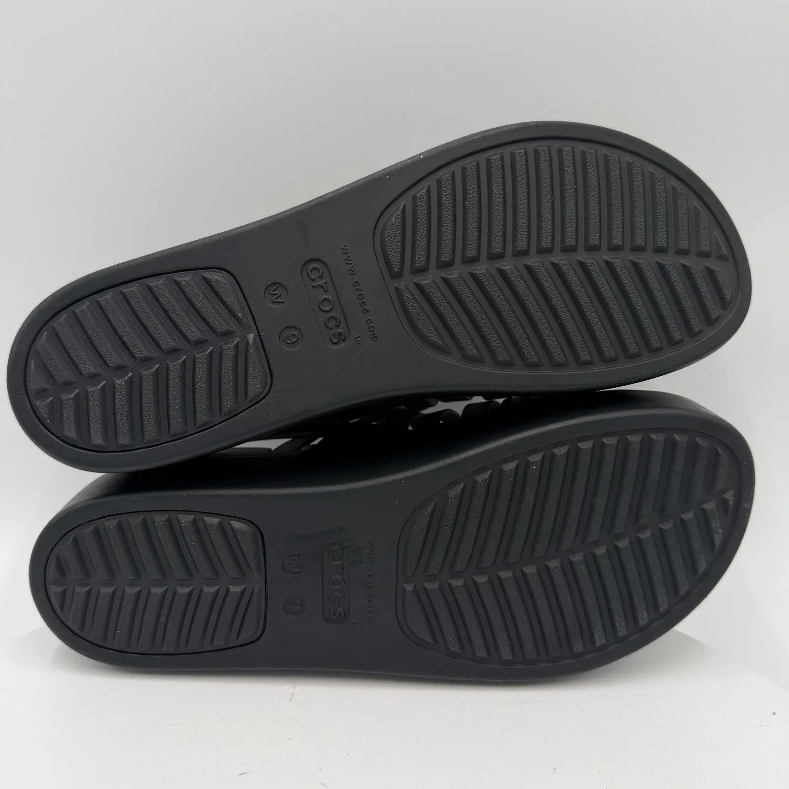 Crocs Literide Brooklyn strappy Chunky Platform Wedge Size 9 - Image 7