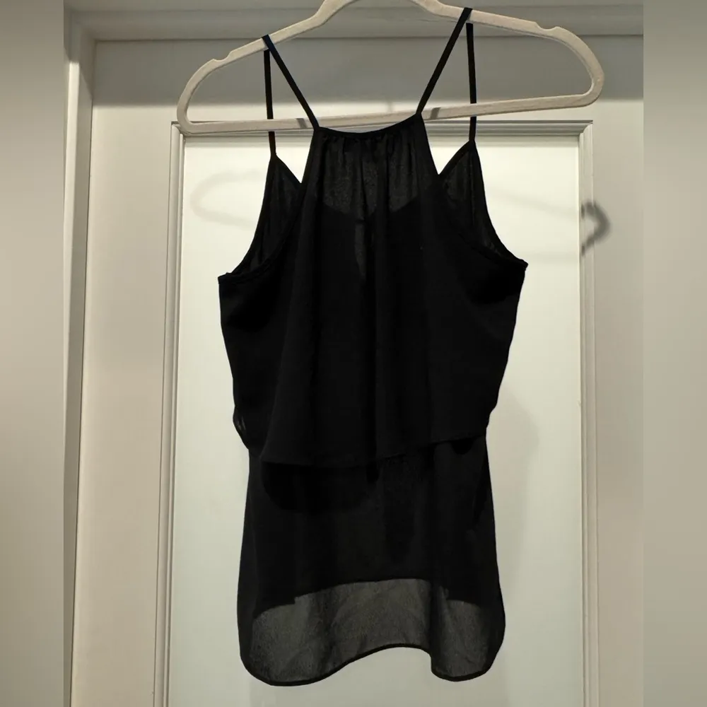 Casual Land Black Layered Cami Top Size S Whimsigoth Y2K Office Chic - Image 5