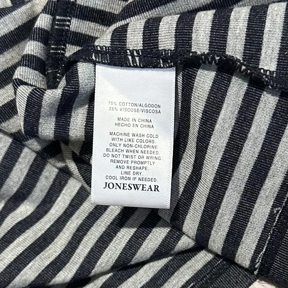 Open Front Cardigan Vest Womens 3X Navy Blue Draped Tunic Pockets - Image 5