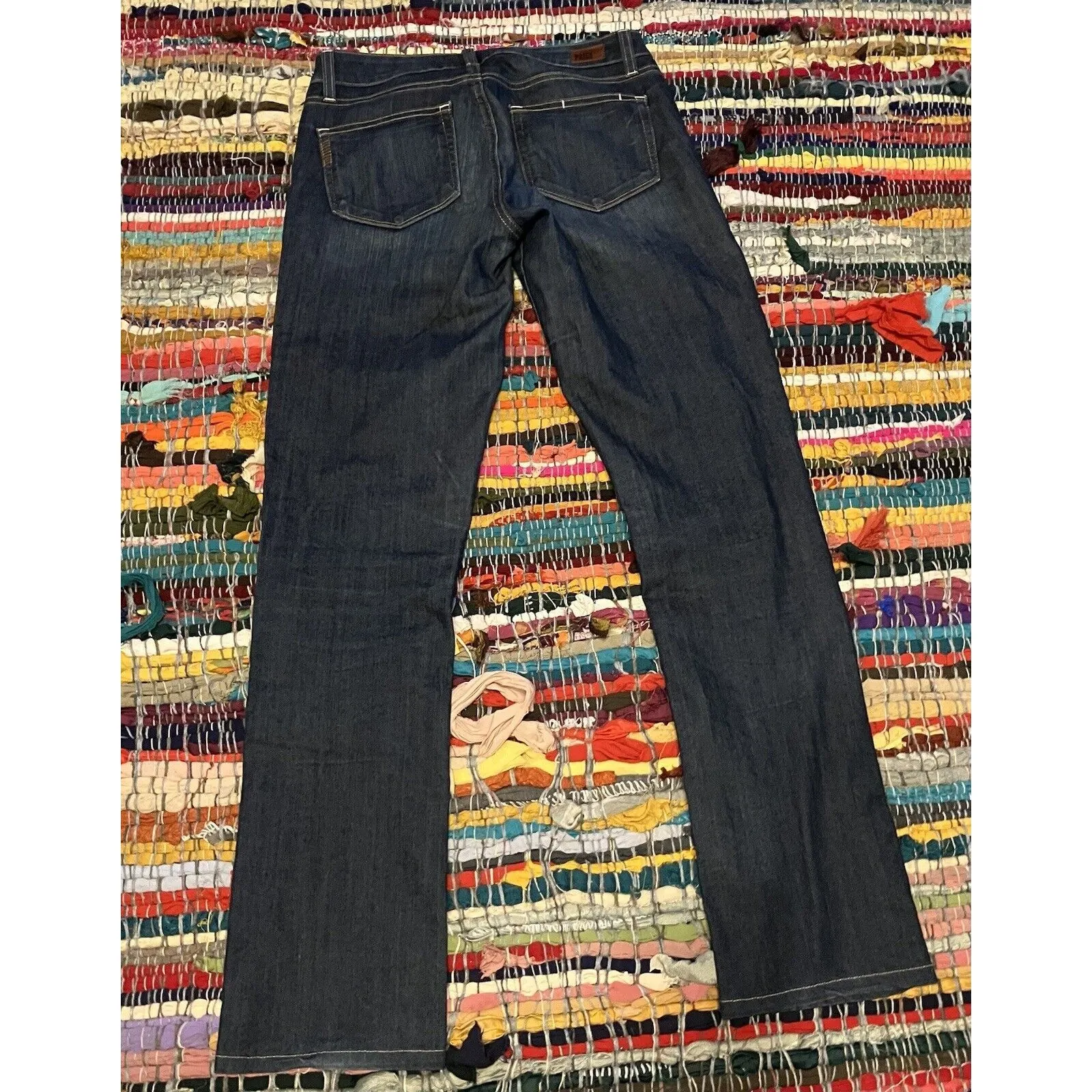 Paige Jeans Women’s Size 27 Straight Dark Wash Premium Denim - Image 8