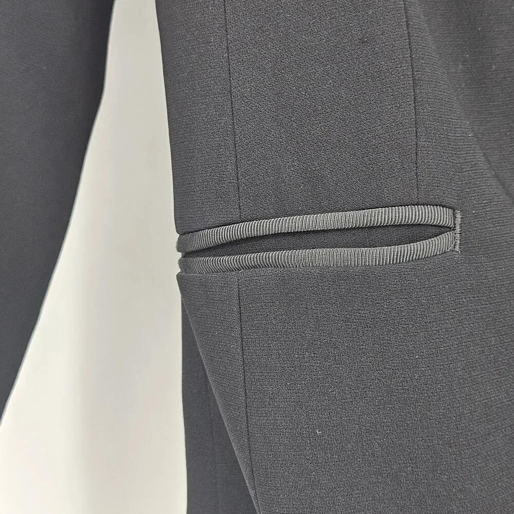 Rag & Bone‎ Women's Teresa Cut Out Peekaboo Back Blazer Black Size 2 - Image 11