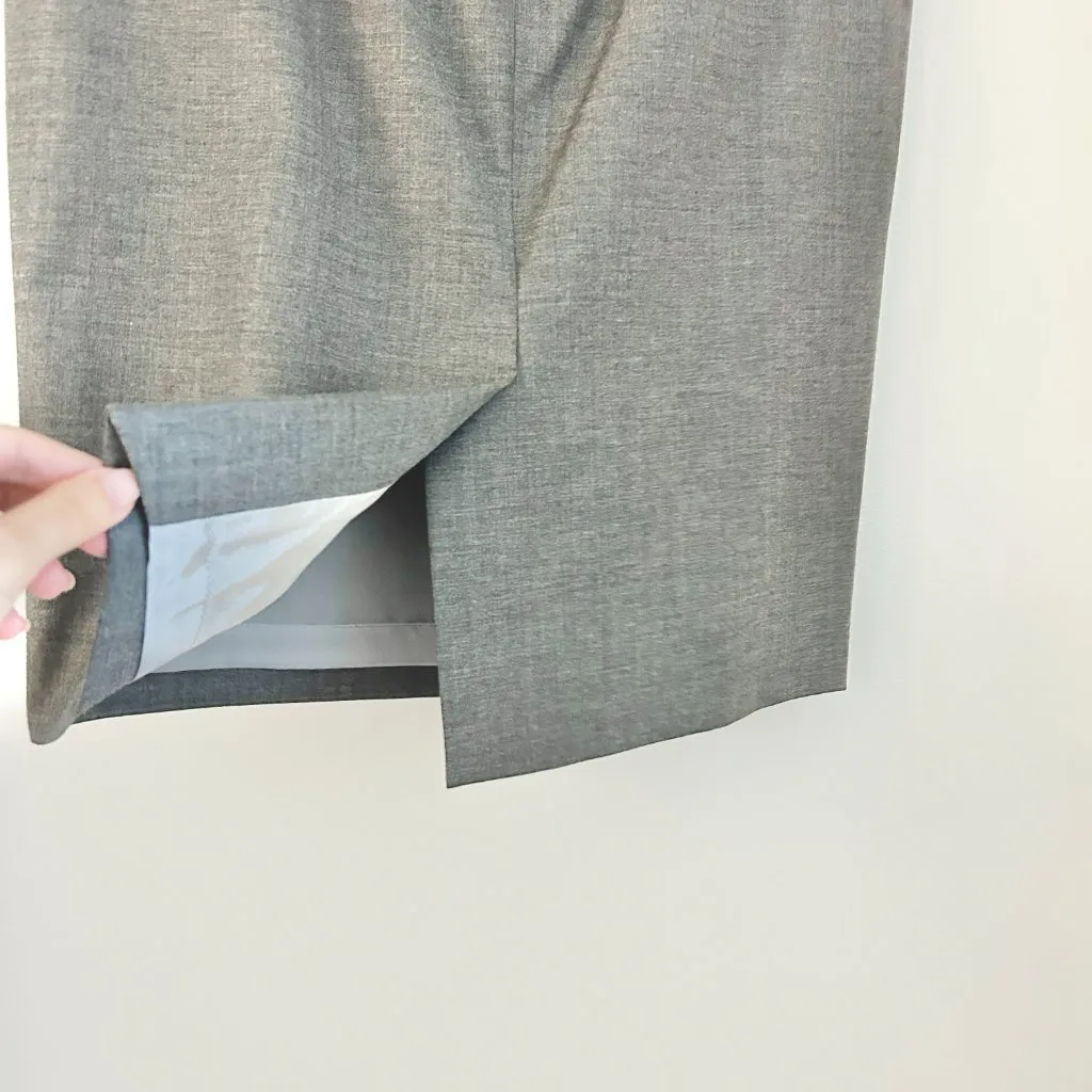 Boss Hugo Boss Vilina Gray Career Pencil Skirt Size 2 NWT - Image 7