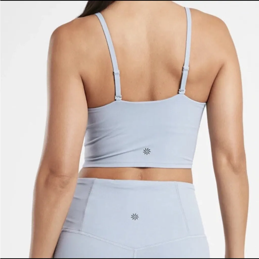 Athleta Cinch Longline Bra Periwinkle small☀️ - Image 2
