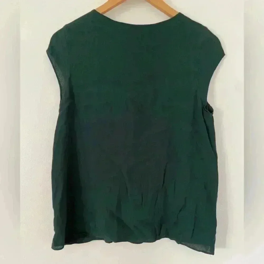 Wilfred  Free Juliger Blouse, Deep Green, Size S - Image 4