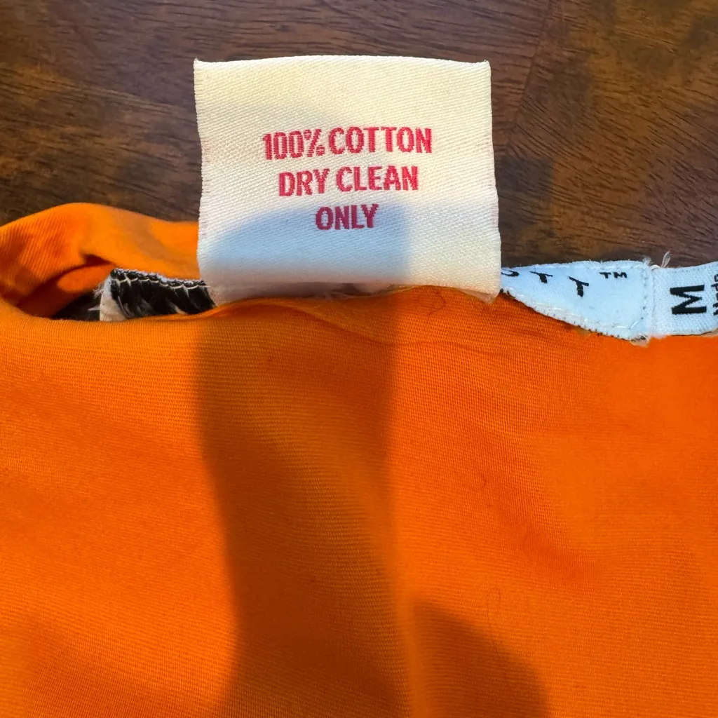 Gretchen Scott Beaded Tank Dress With Pockets Size M Orange Size M - Image 8