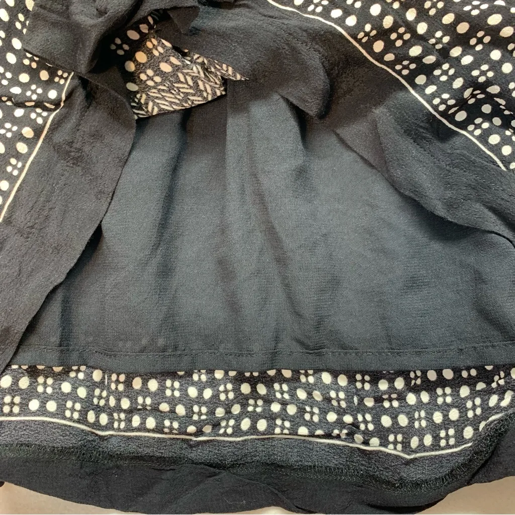 Promod Black and White Bubble Mini Skirt Size 8 - Image 9