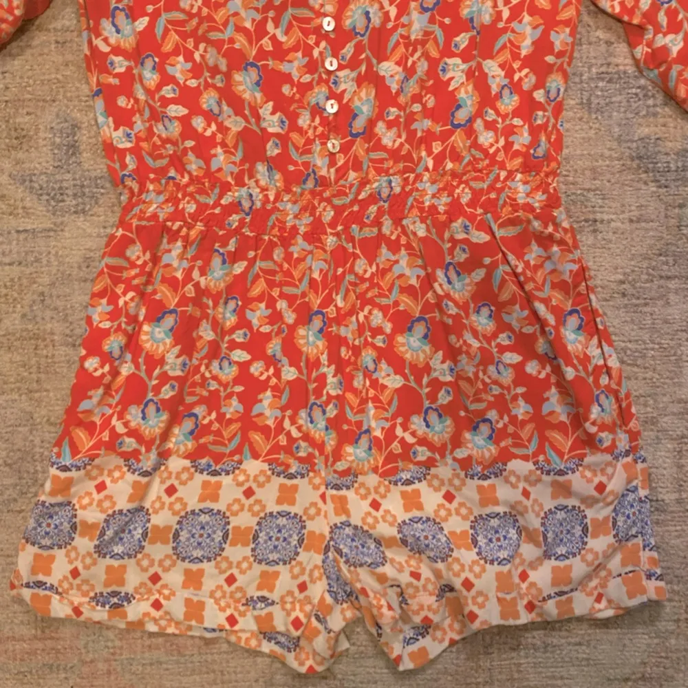 MINK PINK Neighborhood Floral Mixed Print Romper - Image 7