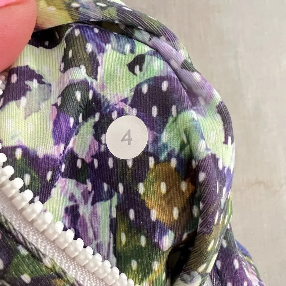 Lululemon Define Jacket Floral Sport White Multi size 4 - Image 13