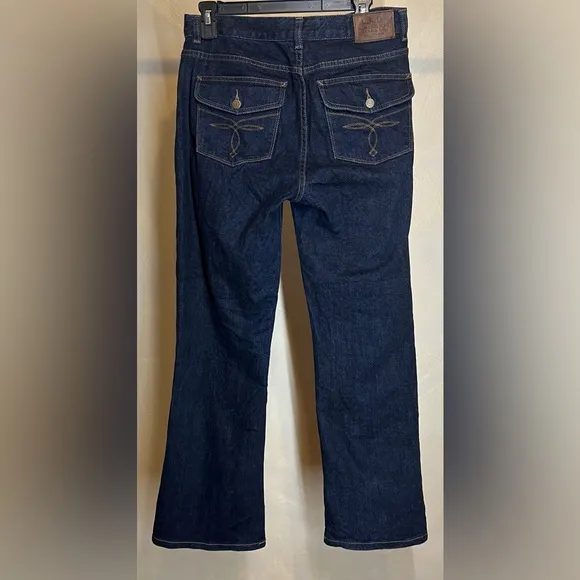 LRL Ralph Lauren Jeans CO. Women's Classic Bootcut Mid Rise Blue Jeans|Size:8 - Image 2