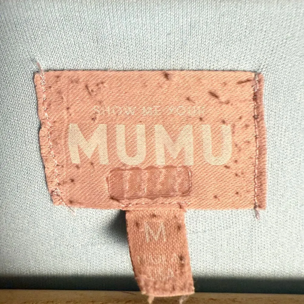 Show Me Your MuMu Party Hop Blue Sequined Long Sleeve Ruched Mini Dress Size M - Image 15