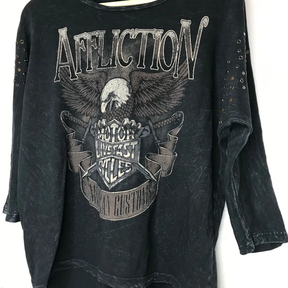 Affliction American Customs Motorcycle Shirt - Image 2
