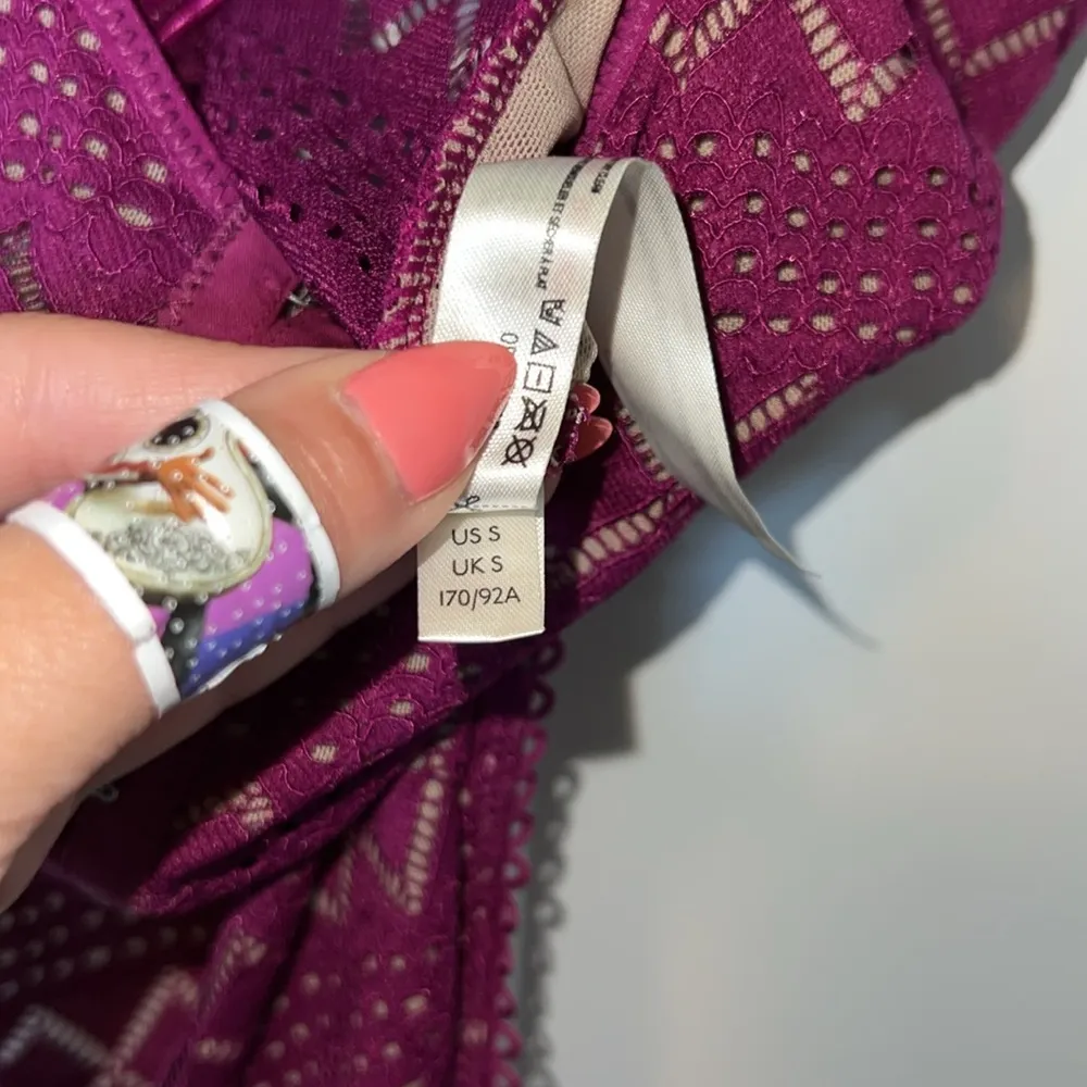 NWT Thank You Never Thong Bodysuit - Myrtle Magenta - Image 6