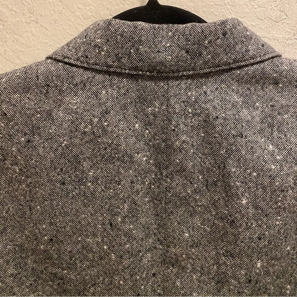 Miss Pendleton 100% Virgin Wool Gray Cropped Blazer Size 10 New Without Tag - Image 10