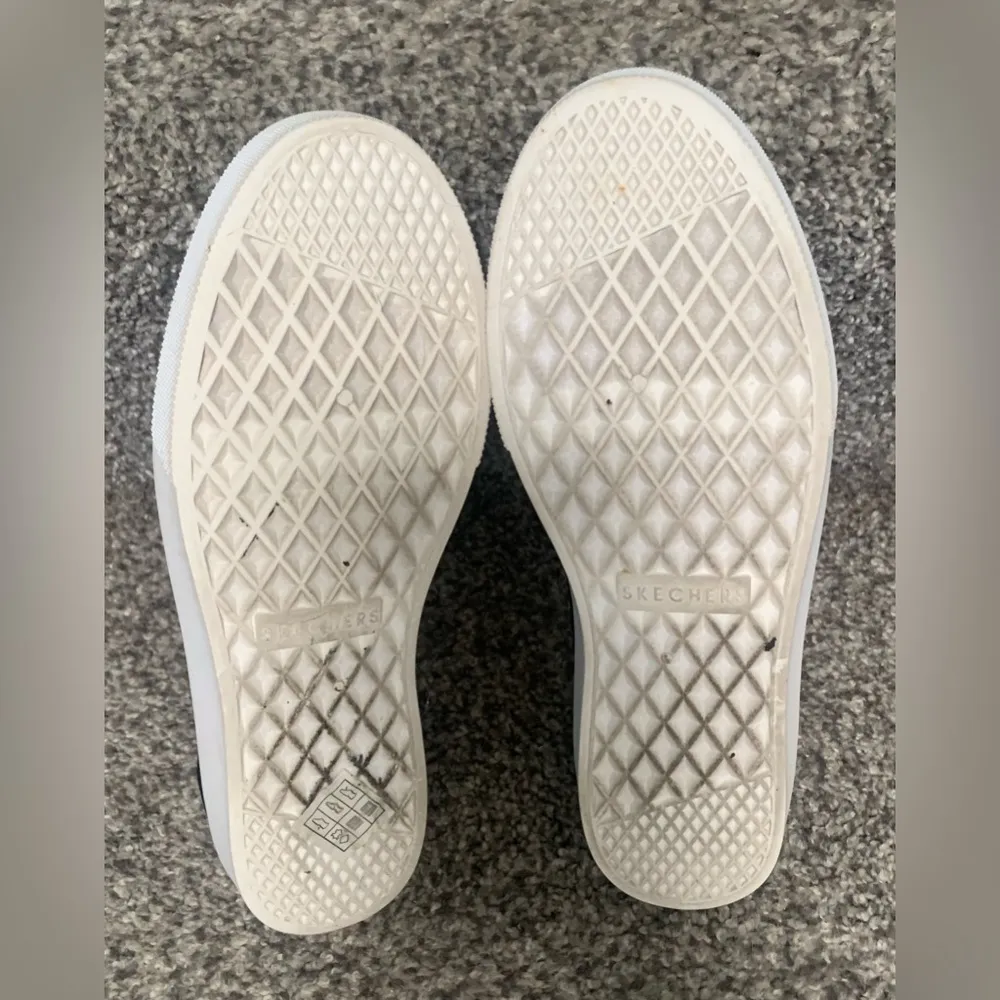 Skechers Black Poppy Studded Affair Comfort Slip On Shoes - Image 9