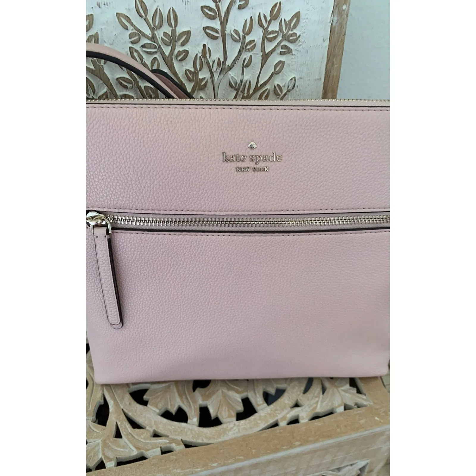 Kate Spade‎ Pink Leather Crossbody Bag - Image 3