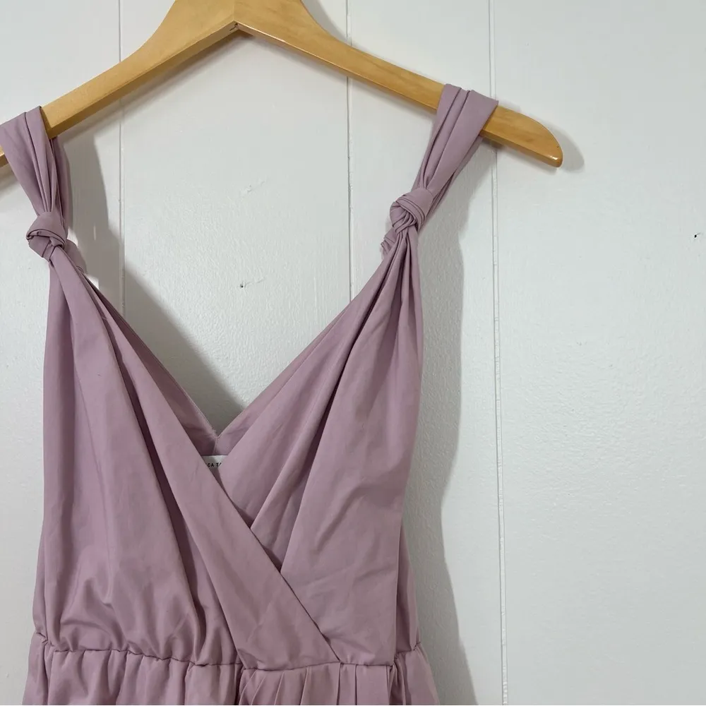 Rebecca Taylor Pale Orchid Solid Poplin Whisper Dress - Image 3