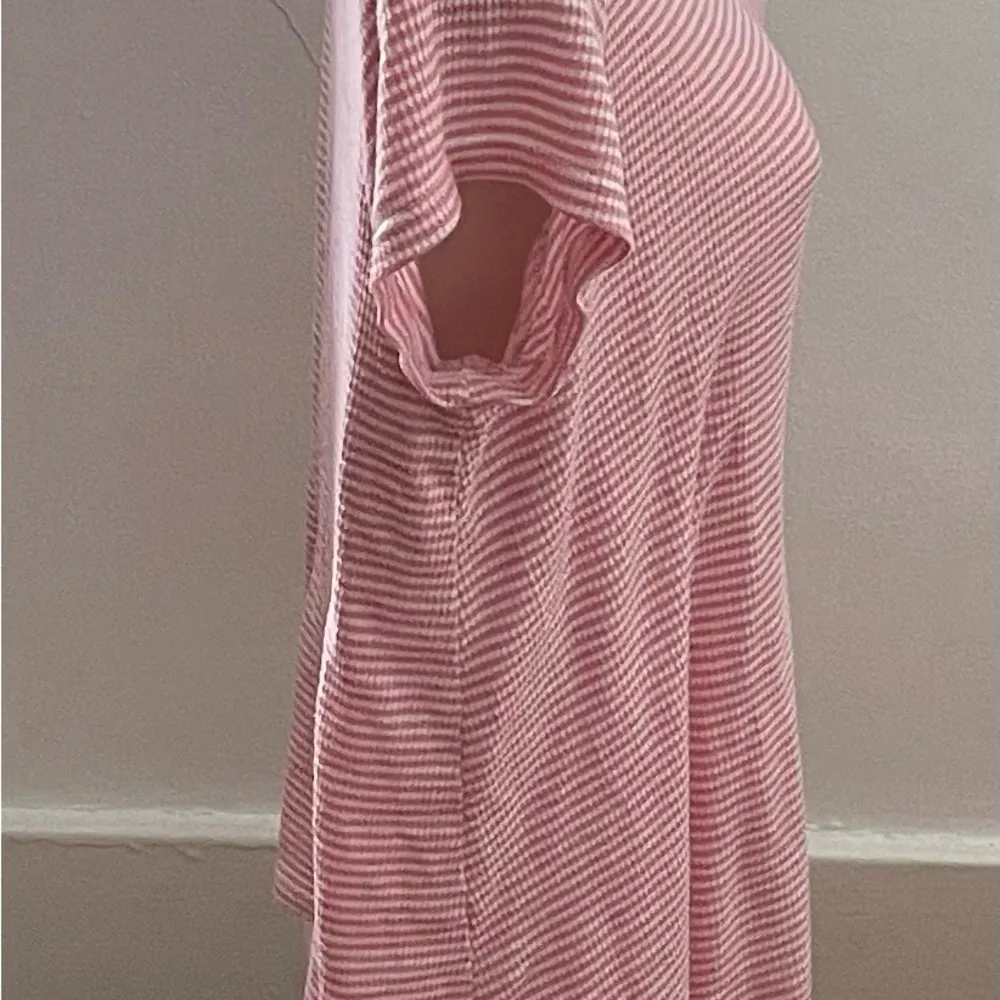 Motherhood Maternity Nursing striped red & white top T-shirt tee, size S boho - Image 13