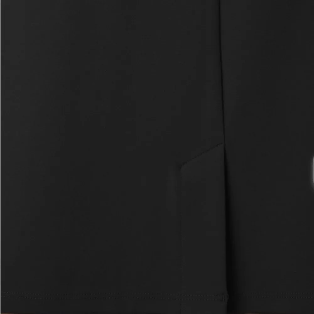 Round Neck Shoulder Pad Long Sleeve
Invisible Zipper Split Hem Slim Mini - Image 5