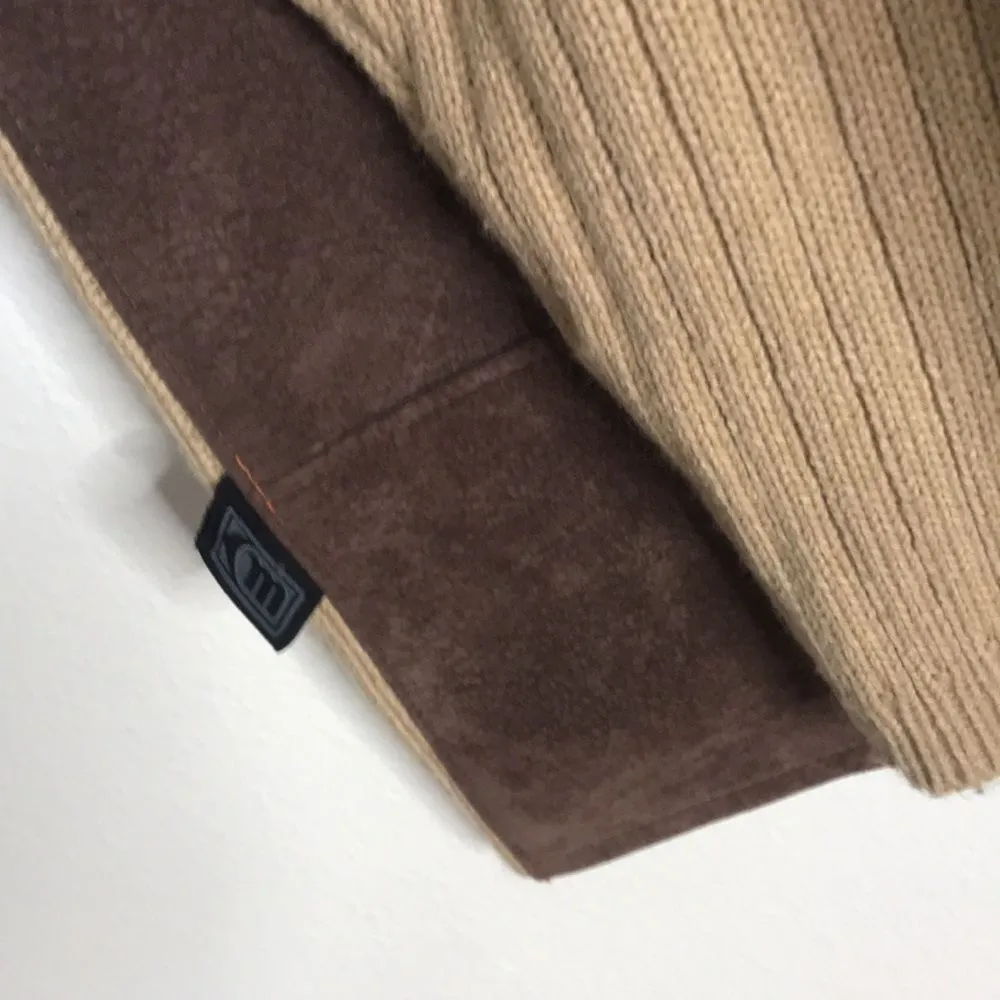 Vtg koman sport outerwear corduroy faux suede oversized sweater dress ladies Size XXL - Image 6