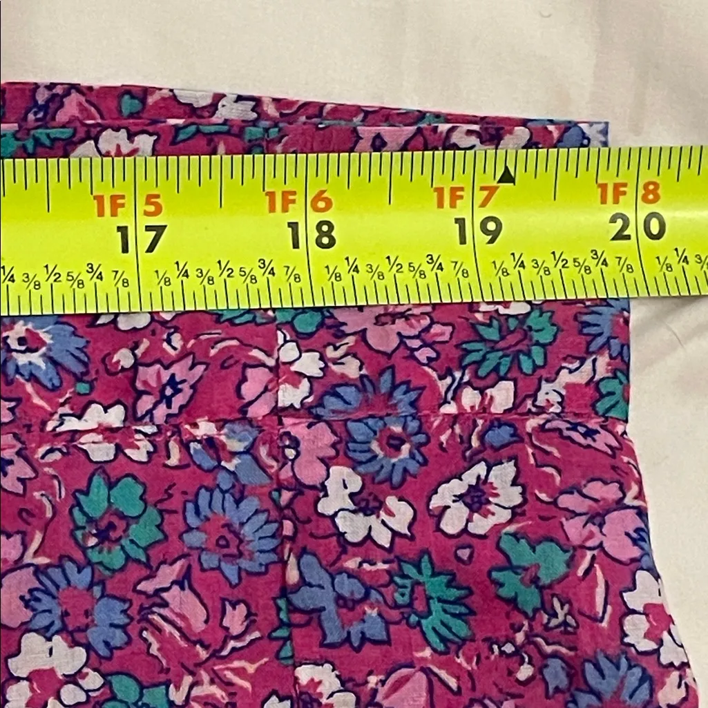 J. Crew Pink Floral Tie Sarong Wrap Skirt Sarang Womens Size 2X Beach Vacation - Image 6