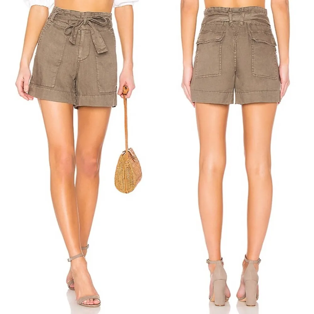 Joie High Waist Dayanna Paper Bag Shorts NWT - Image 3