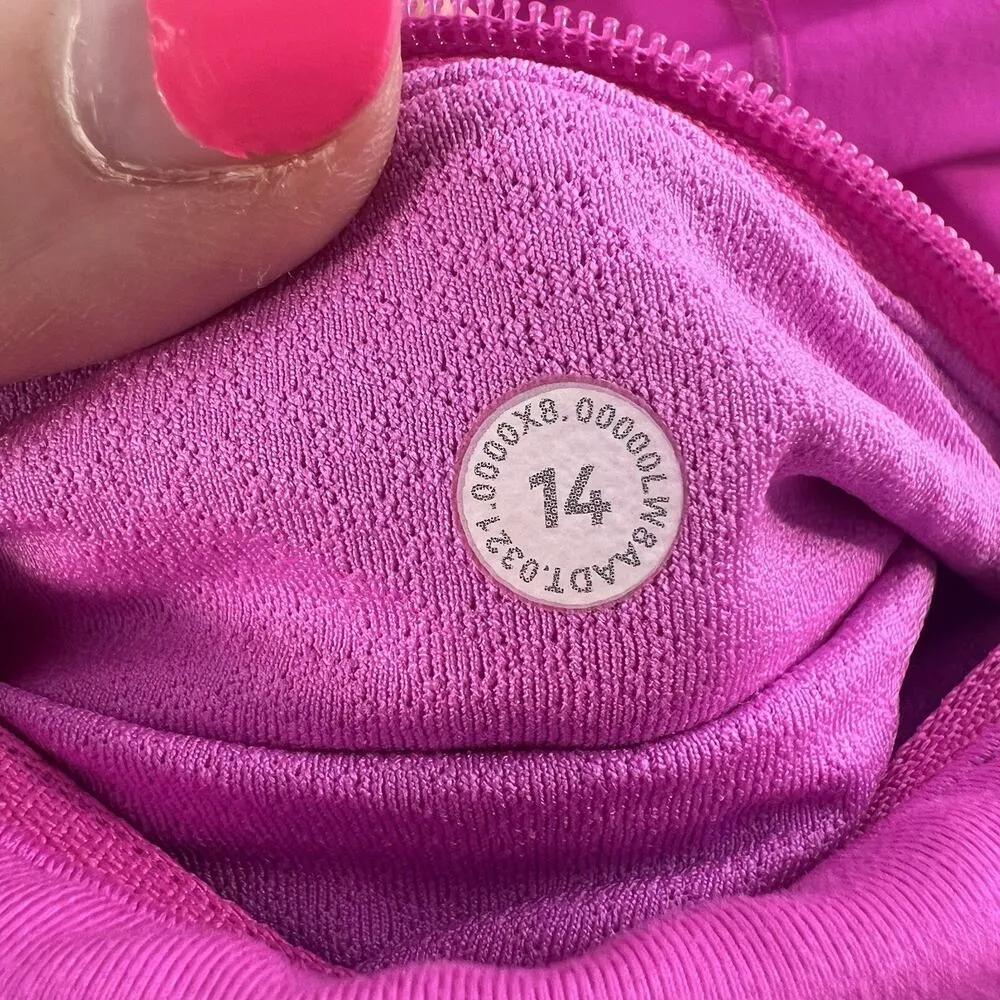 Lululemon 14 Tall Pace Rival Skirt 4-way Stretch 15" Dark Prism Bright Hot Pink - Image 11