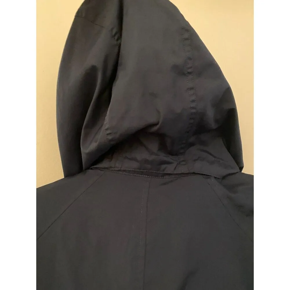 Lands End Navy Full Zip/Button Down Lightweight Jacket Women's Size M (10/12) - Image 5