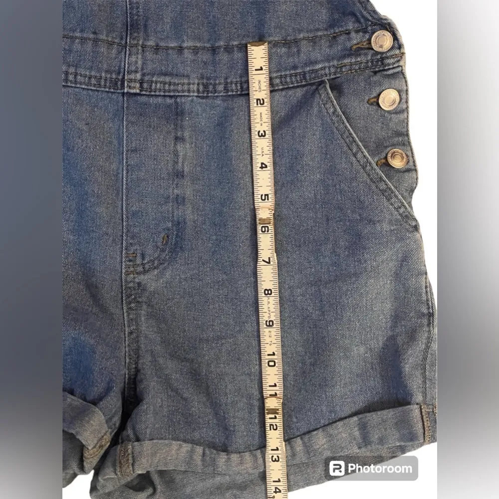 Denim and Co Primark Denim Overall shorts Size 12 - Image 4
