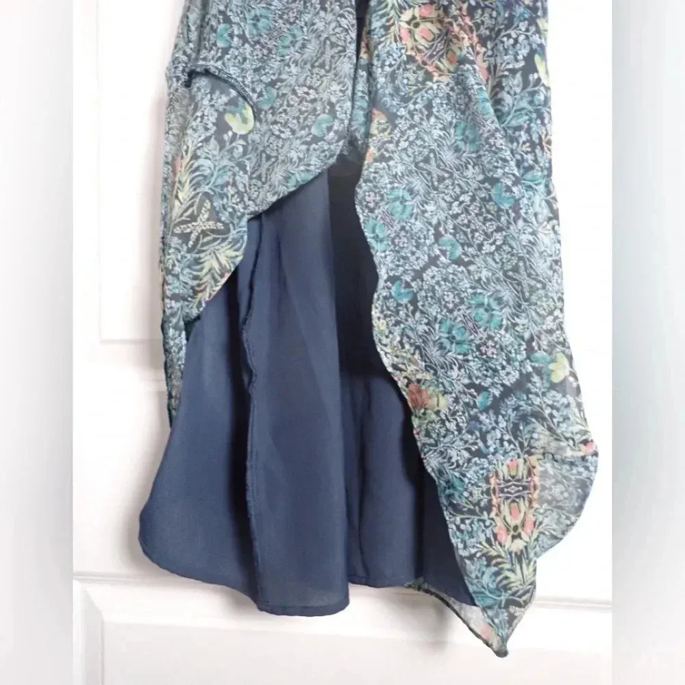 BCBGeneration printed short A-line sleeveless dress size M - Image 4