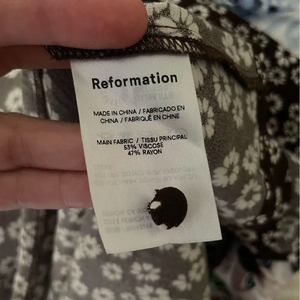 Locklan Floral Short Sleeve Button Front Midi Dress 4 - Image 6