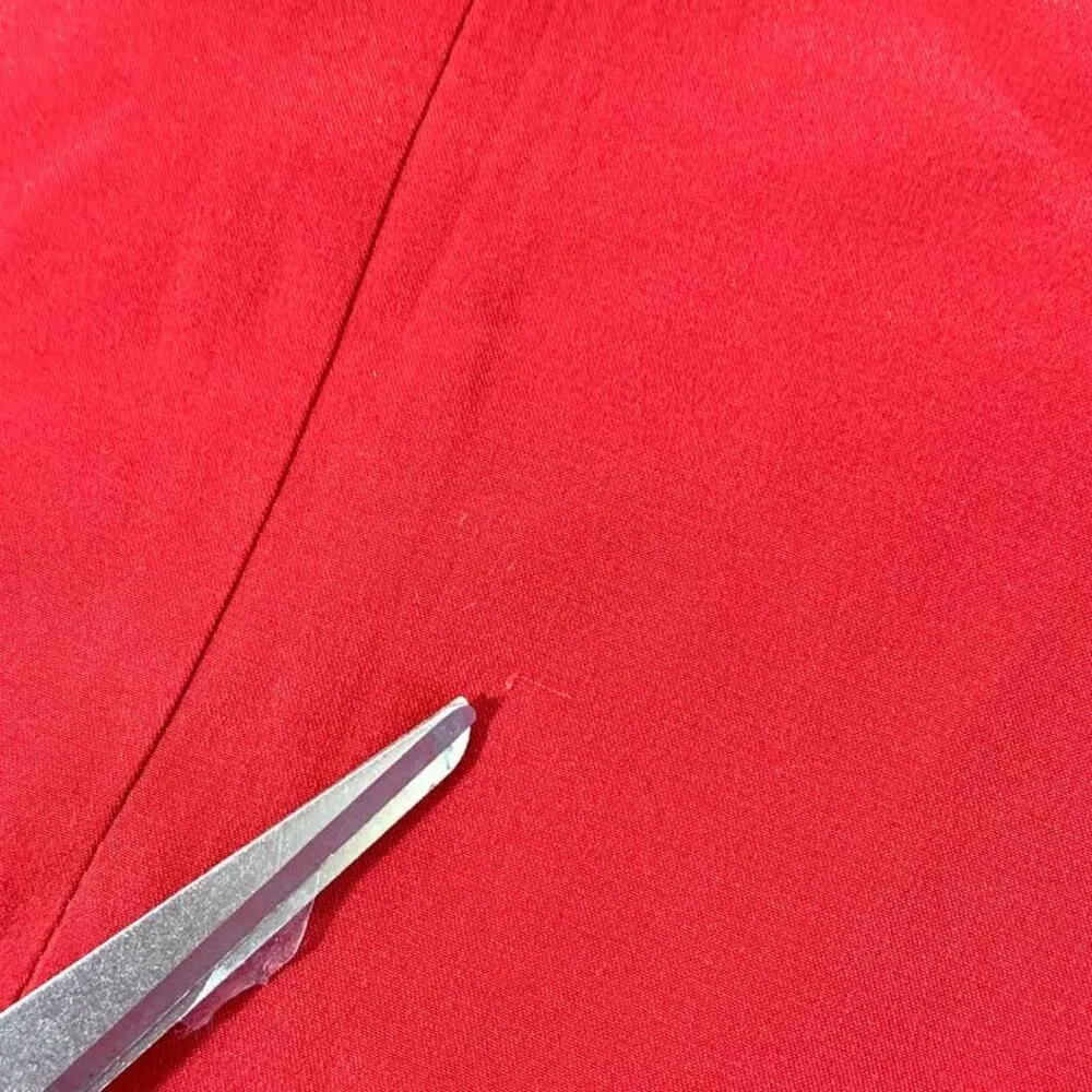 Frame NEW Silk Twist Neck Sleeveless Padded Shoulder Tank Top Garnet Red Medium - Image 11