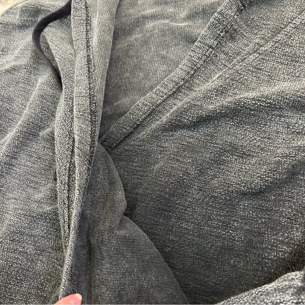 Free People Movement Gray Wrap Top Sweatshirt Hoodie Size XS Ballet Core - Image 7