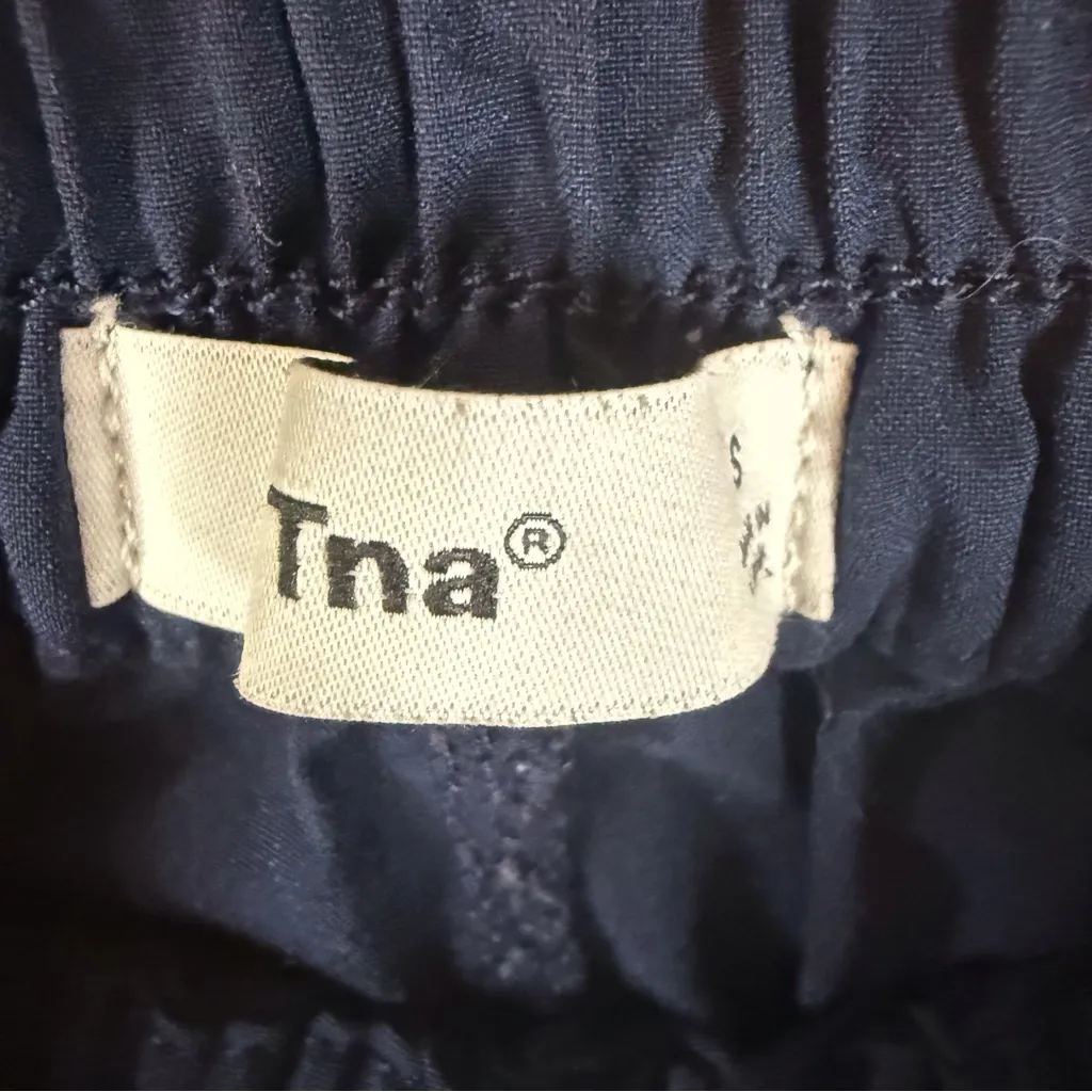 Aritzia TNA Full Length Navy Joggers Size Small Womens Activewear Outdoor Comfy Blue - Image 4