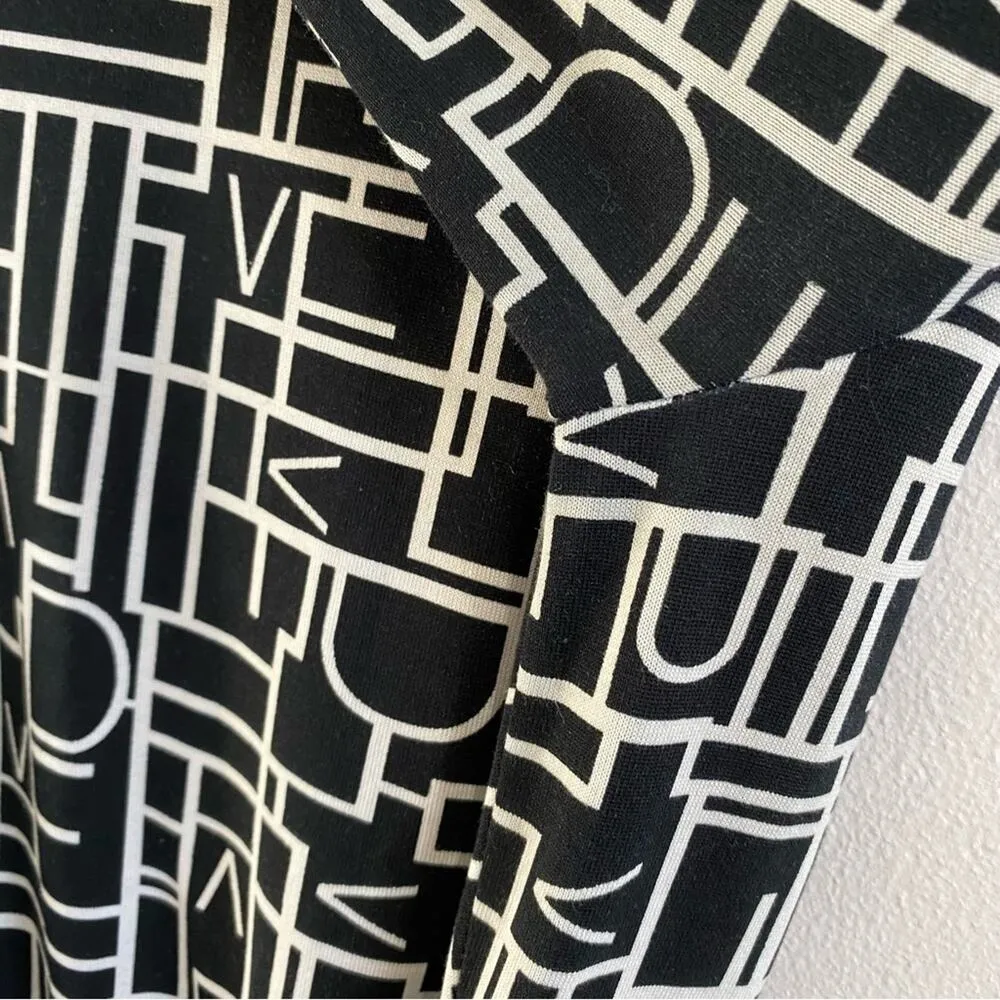 Diane Von Furstenberg DvF | "New Jeanne Two" Monogram Printed Wrap - Image 7