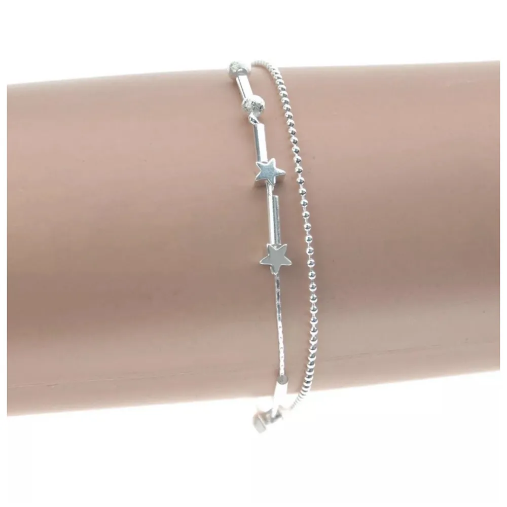 Star Ankle Bracelet‎ | 925 Sterling Silver - Image 10