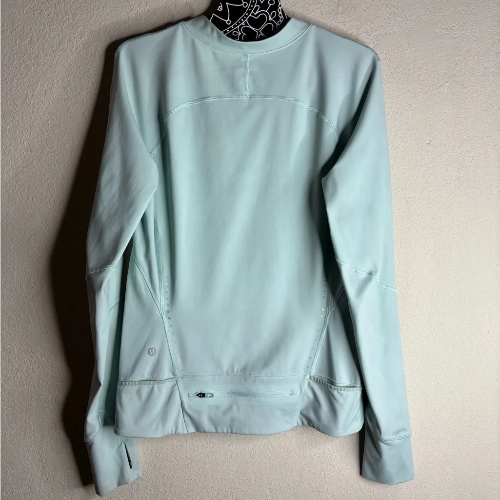 Lululemon Nulux UVP Run Jacket Delicate Mint size 8 - Image 3