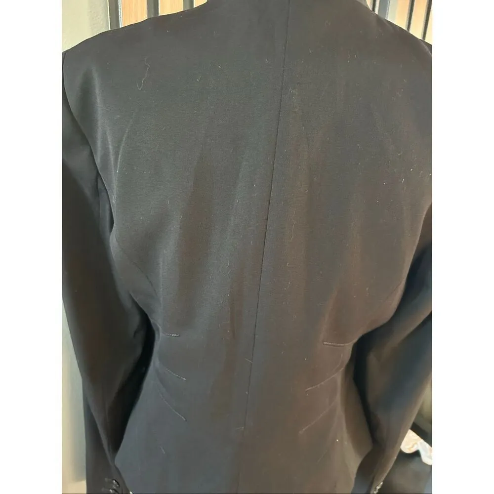 White House black market blazer black work attire sz 8 stylish and form fitting - Image 5