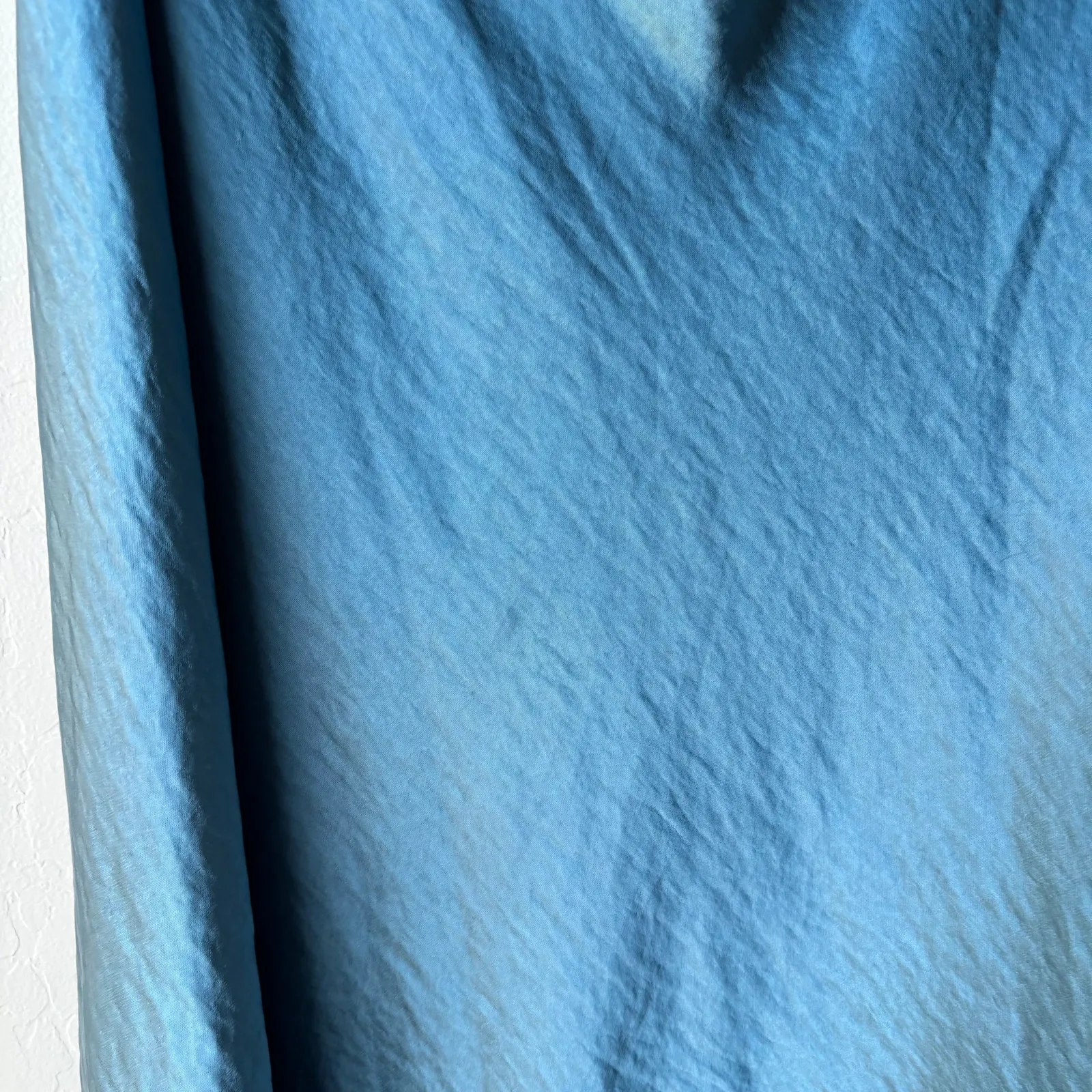 NEW Fame and Partners Carmen‎ Blue Satin Cowl Neck Sleeveless Midi Dress 4 - Image 10