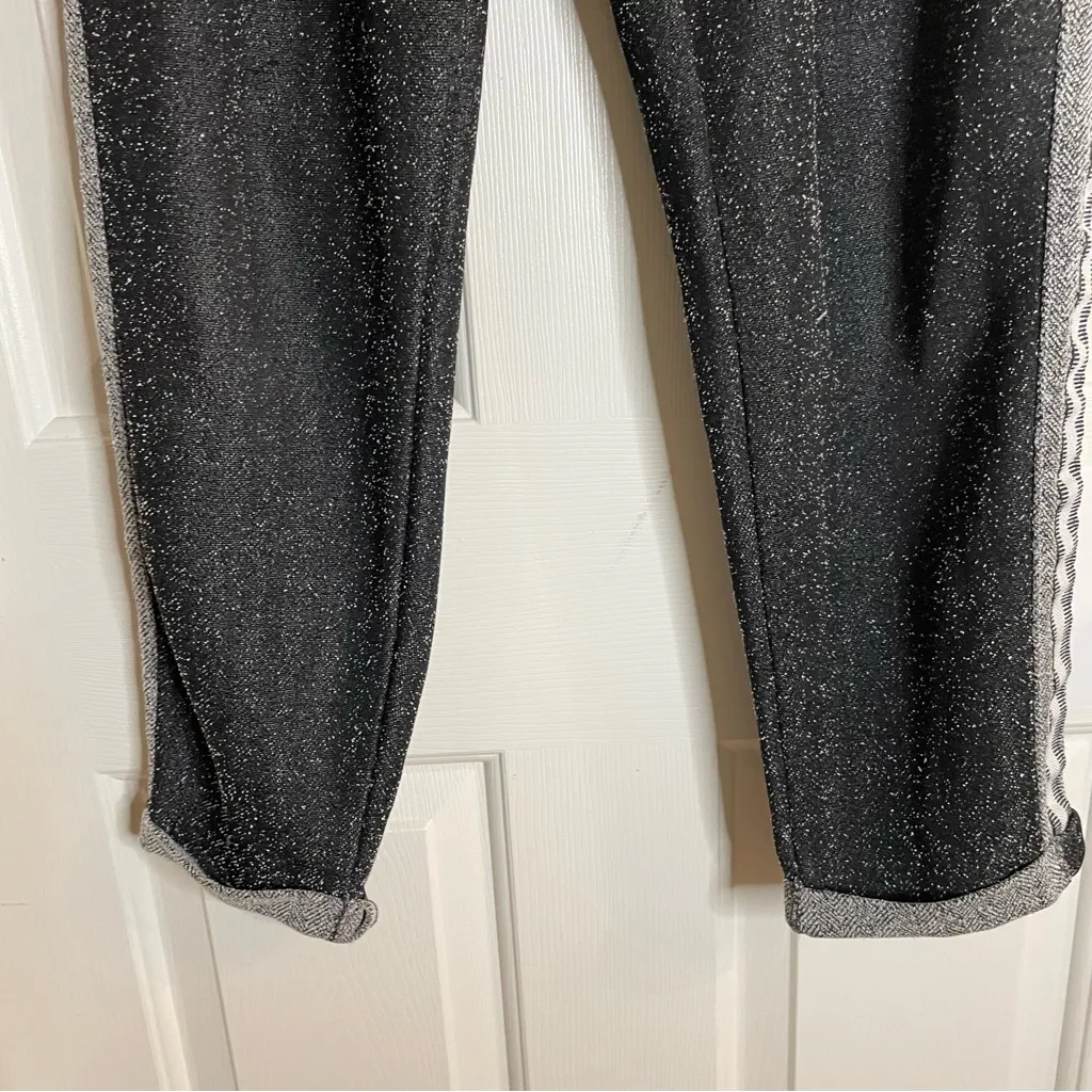 HEI HEI Heather Grey Casual Sweatpants Size Medium lounge Anthropologie retro Gray - Image 2