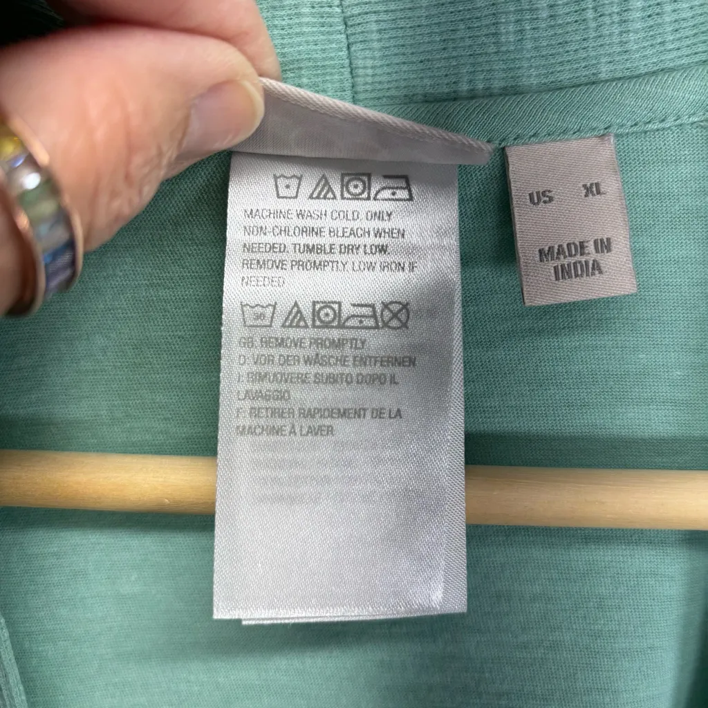 LOGO by Lori Goldstein Mint‎ Green Vest - Image 4