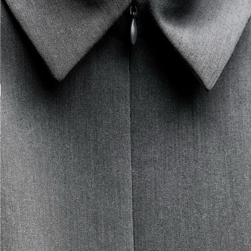 ZARA Fitted Mini Shirt Dress - Image 9