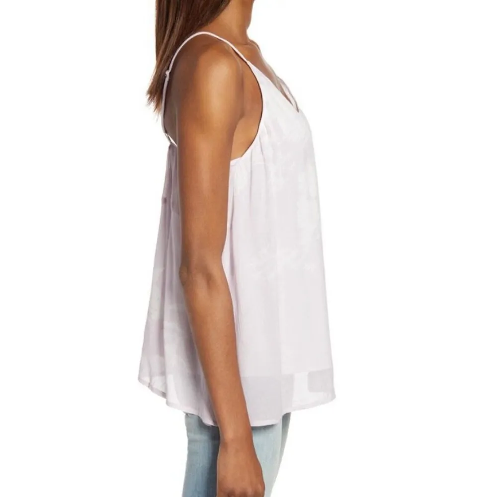 All Saints Ally Futurae Camisole Floral Top Blouse Purple Size 6 NWT - Image 4