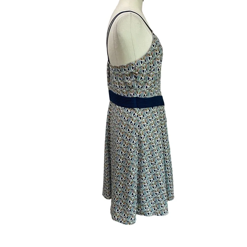 Liberty of London For Target Sleeveless Floral Ruffle Dress Blue Size 12 - Image 2