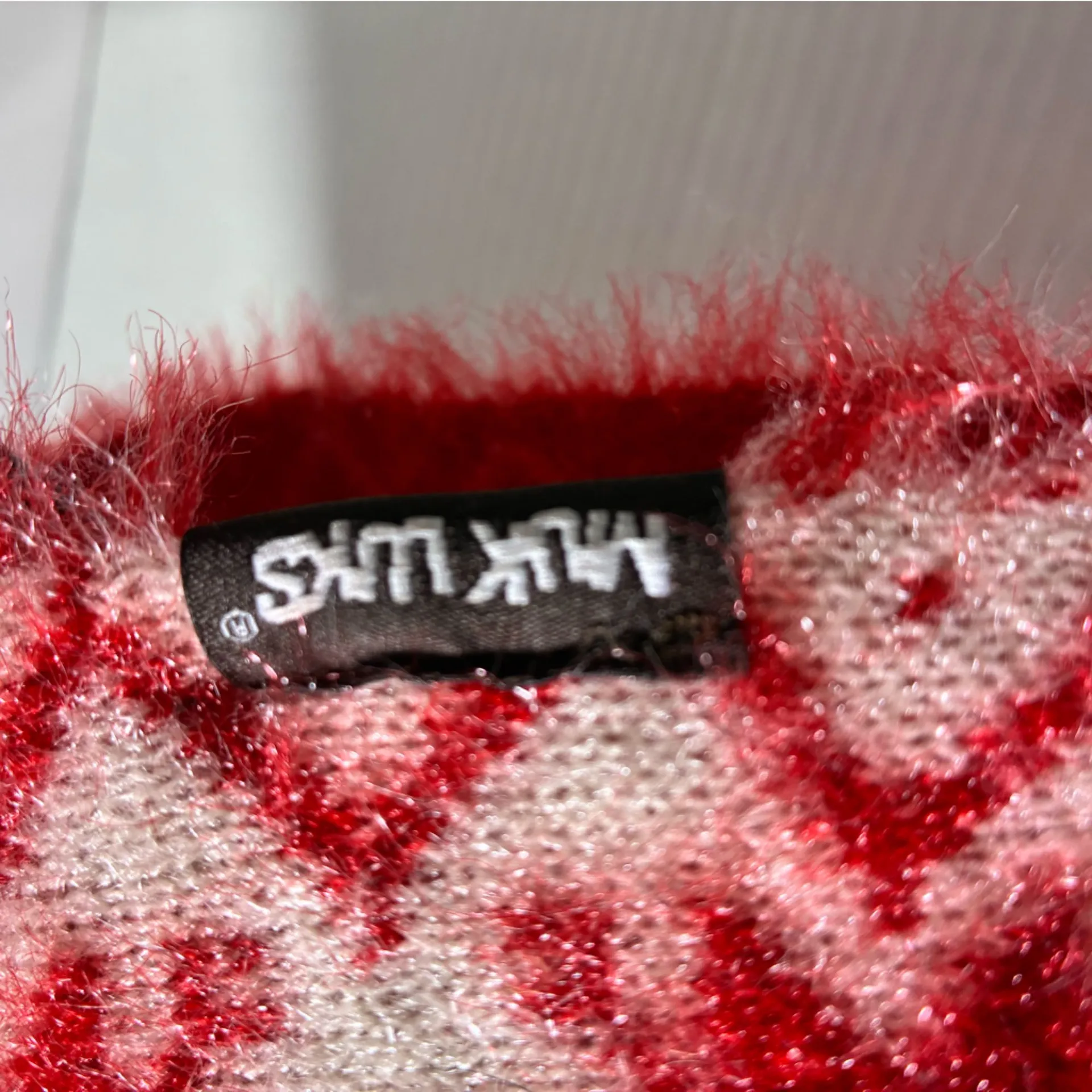 MUK LUKS -Thermal-Red-White-Reversible-O/S-Headwear-Ear Warmer-Headband - Image 3